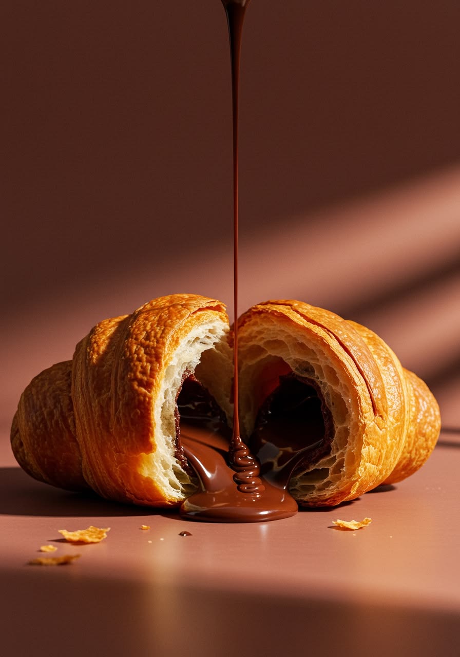 Şokaladlı kruassan