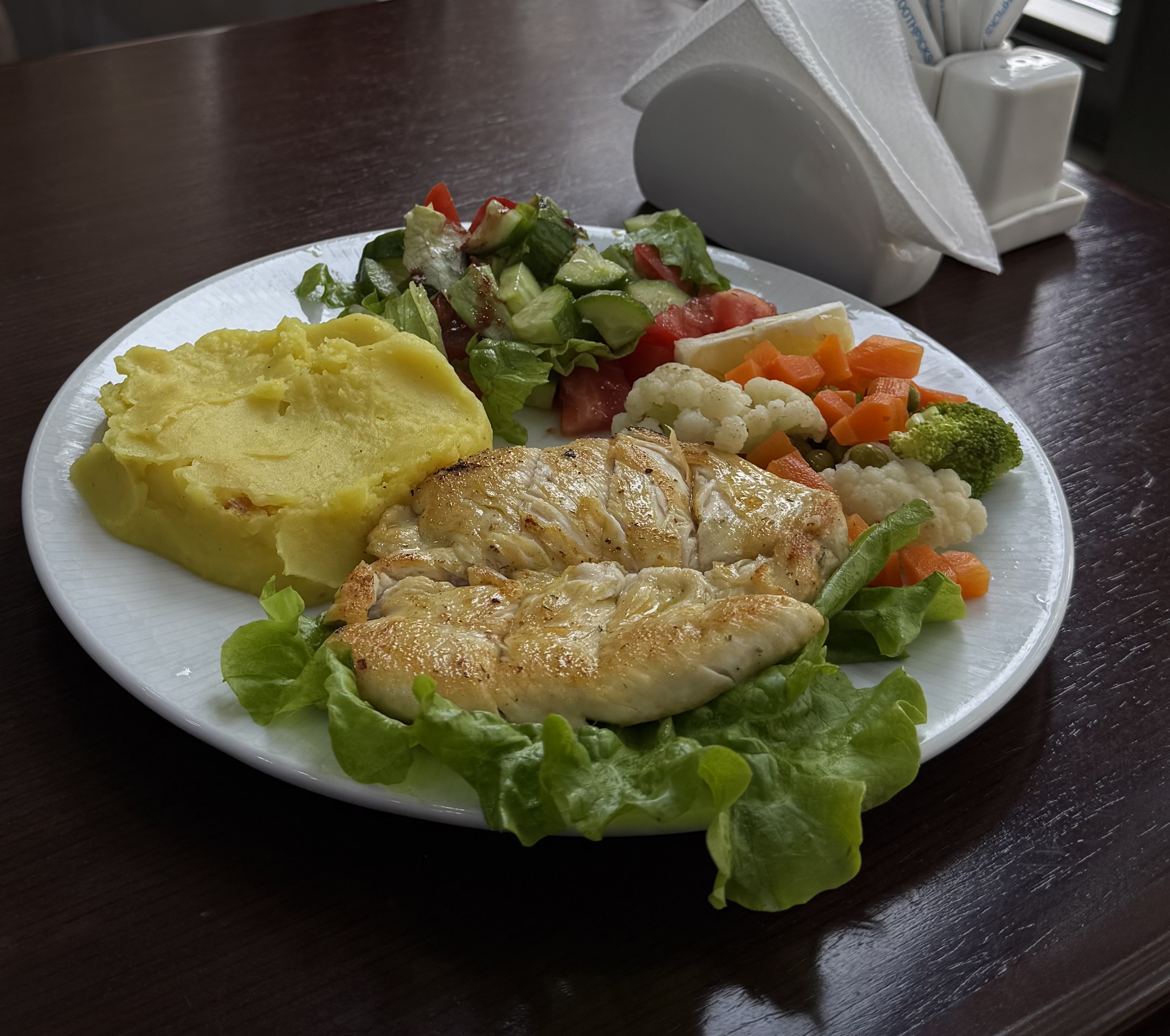 Langet toyuq püre ilə